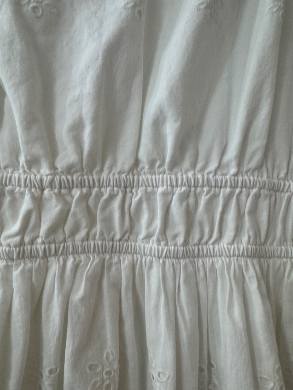 Universal Thread White Eyelet Peasant Dress - Picture 2 of 6
